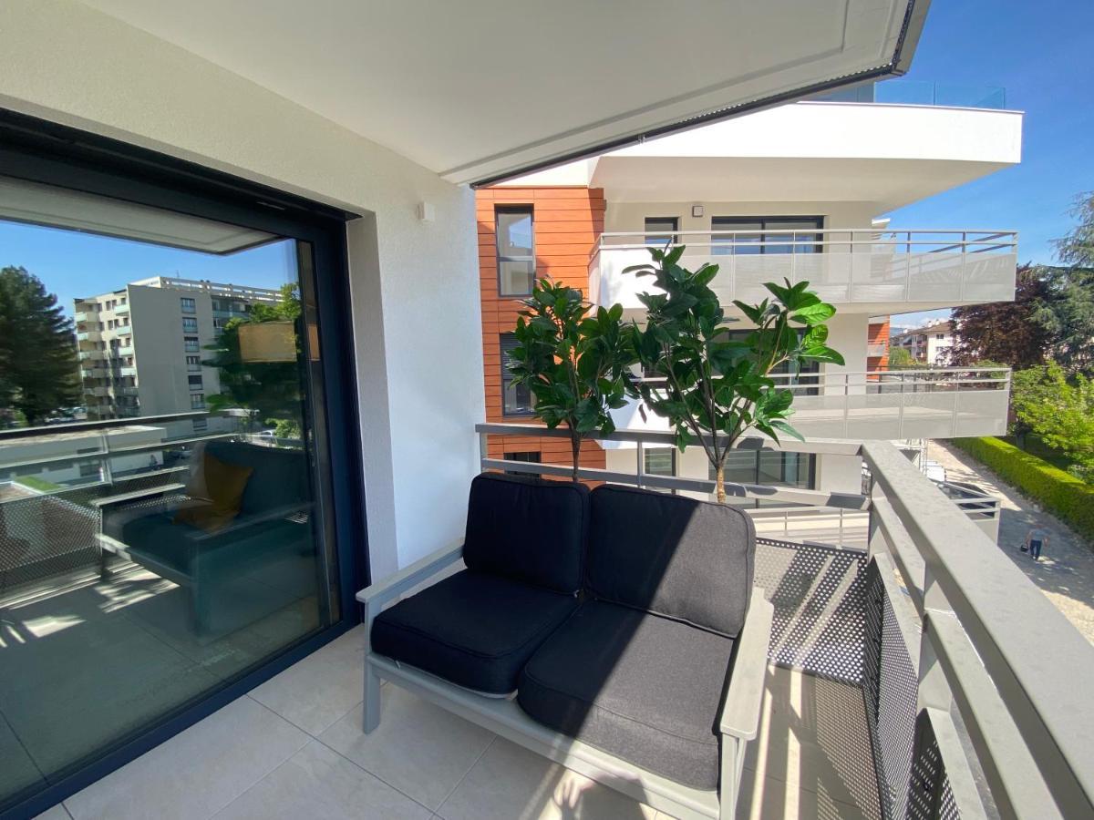 L'Orangeraie - Garage, Balcon, Velos, Proche Lac, Vue Montagne آنسي المظهر الخارجي الصورة